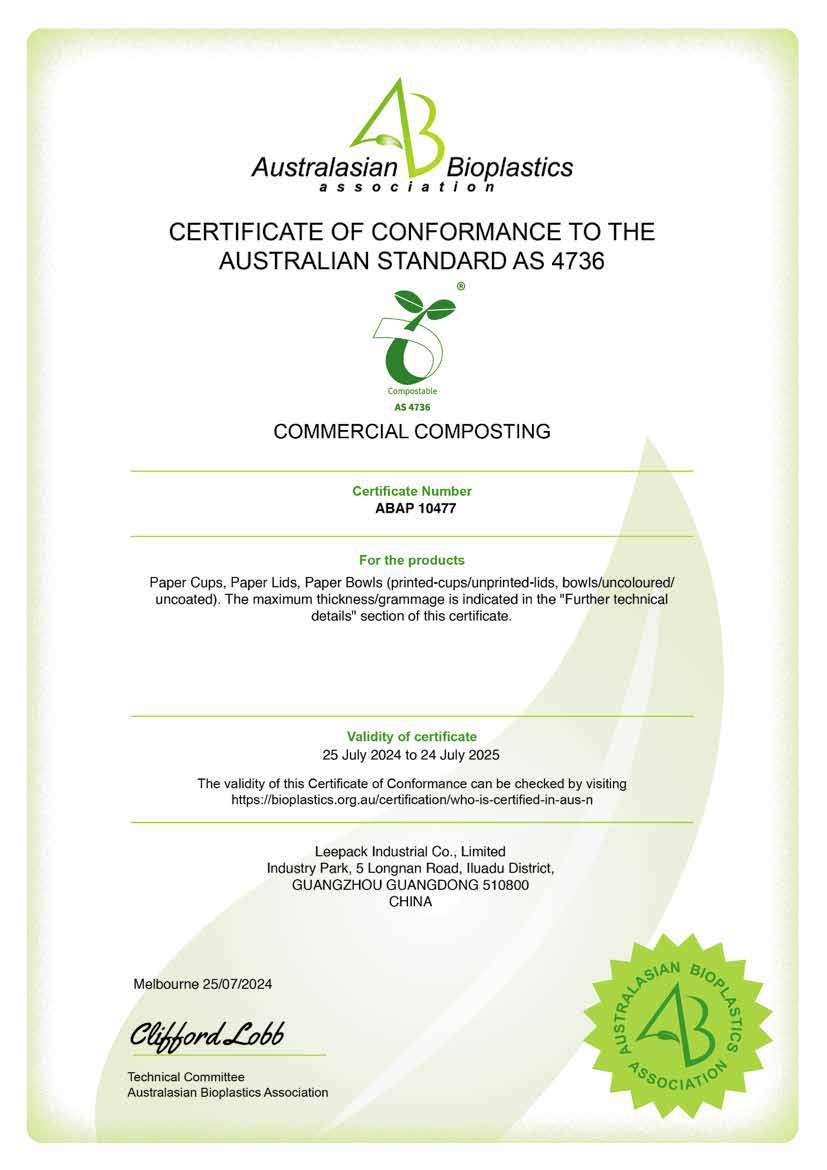 PLA AU INDUSTRIAL COMPOST ABAP 10477-AS4736