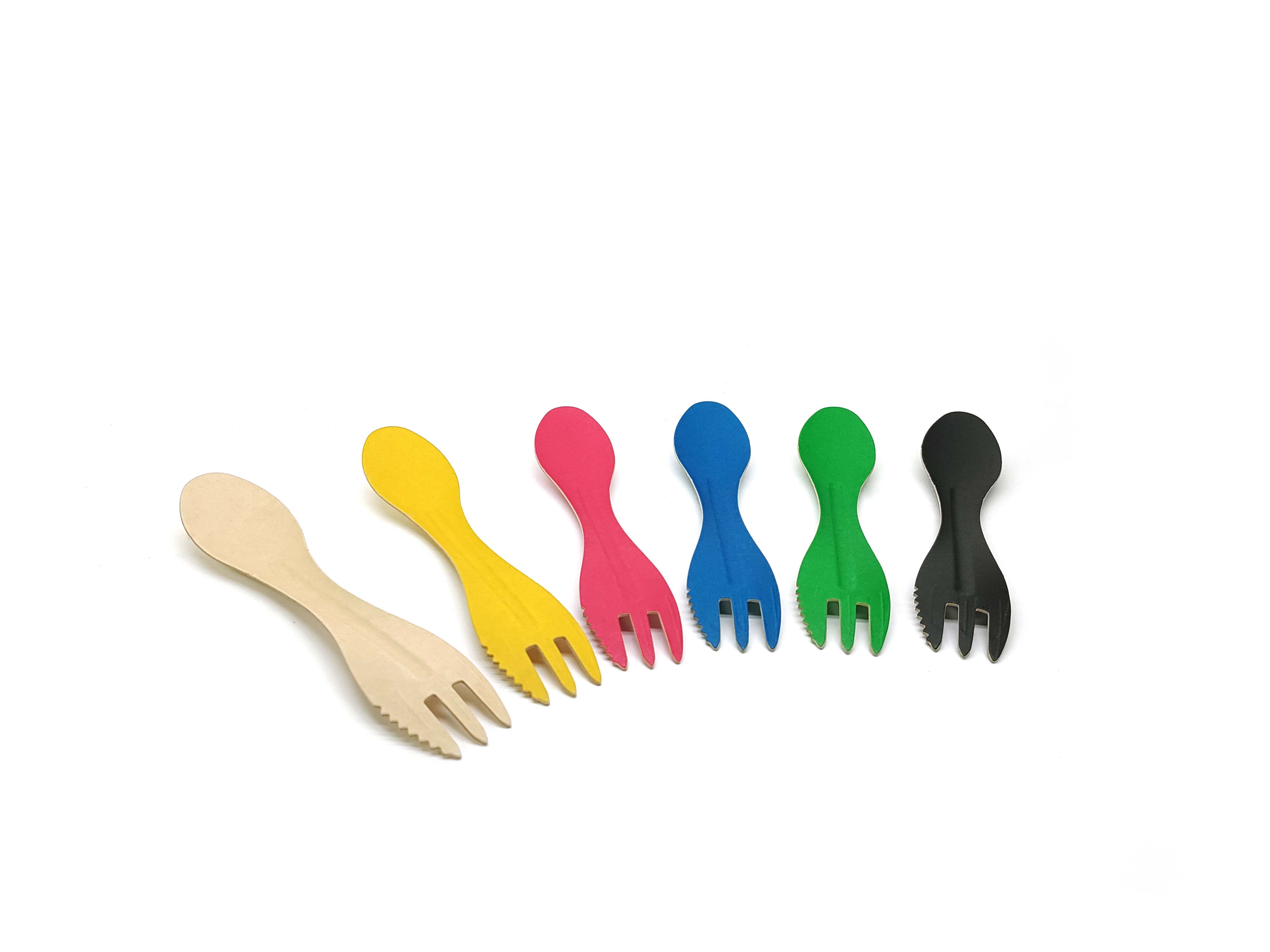 Three-in-one knife, fork and spoon